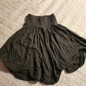ATM smocked waist pull on skirt